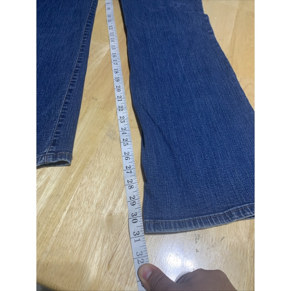 Levi's Perfectly Slimming Boot Cut 512 Jeans Women's 12M Blue Mid Rise - Picture 8 of 12